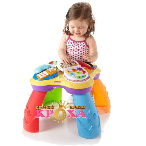 Обучающий столик смейся и учись от fisher price